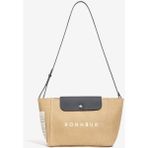 Leauder Women Kanvas Clutch+Bag Kadın Omuz Çantası - Hardal