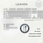 Leaven Mekanik Klavye Keycap -118 Tuşlu Şeffaf Tuş Takımı - Şeffaf Beyaz
