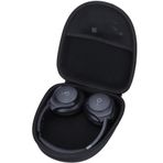 Lebakort Anker Soundcore Life Q20 Q30 Q35 Q40 Q45 Q20+ Q20i Hybrid Aktif Gürültü Önleyici Kulaklıklar (Siyah kılıf) ile Uyumlu Sert Taşıma Çantası