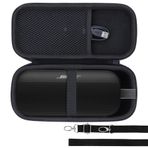 Lebakort Bose SoundLink Flex Bluetooth Taşınabilir Hoparlör (Siyah Kılıf) ile Uyumlu Sert Kılıf