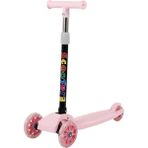 Lebeigo Çocuk Scooter'ı Üç Tekerlekli Flaş Araba Katlanır Çocuk Pedalı Üç Tekerlekli Scooter (Yurt Dışından) - Açık Pembe