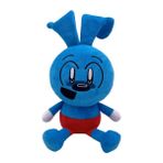 Lebeigo Mavi Tavşan Riggy Maymun Peluş Oyunu Periferik Uzun Kulaklı Tavşan Peluş Bebek Bebek Oyuncak (Yurt Dışından) - Açık Mavi