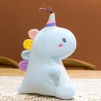Lebeigo Yaratıcı Şeker Dinozor Bebek Büyük Dinozor Peluş Bebek Uyku Yastığı Hediye Çocuk Oyuncak 50 cm (Yurt Dışından) - Açık Mavi