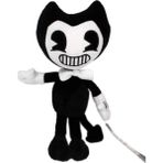 Leca 30CM Bendy Peluş Oyuncaklar Sevimli Oyun Korku Bendy Bondı (Yurt Dışından) - Siyah