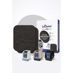 LeChaton XXL Büyük Boy Kapalı Kedi Tuvaleti İçin 2'li Filtre 13x14 cm (6 mm)