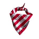 Leconpet Köpek Bandana Üçgen Ters Çevrilebilir Evcil Hayvan Atkısı, Küçük Orta Büyük Köpekler için, Yumuşak Dayanıklı Kumaş, Şık Yavru Kedi Bandana Önlüğü (Kırmızı Çizgili, Large)