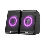 Lecoo DS100 Kablolu 1+1 6w RGB Masaüstü Gaming Bilgisayar Hoparlör PC Speaker
