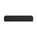 Lecoo DS103 RGB Bluetooth Stereo Radyo 75Db + Saat/Alarm Aux, Flash Bellek, SD Kart 3D Surround Ses Oyun, Ev, Ofis, Sinema Seyahat 10W Kompakt 41,5 x 7 x 6 cm Soundbar Işıklı Speaker Siyah