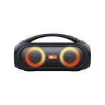 Lecoo DS152 35 cm Büyük Boy Boombox Bluetooth Hoparlör 36W, Çift 3” Subwoofer, RGB Aydınlatma, IPX5 Suya Dayanıklı, TWS Stereo, Powerbank Özellikli
