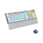 Lecoo KG1102 Kablolu Blue Switch Makro Tuşlu RGB Mekanik Gaming Türkçe Q Metalik Klavye blue-switch