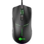 Lecoo MS109 Siyah Kablolu Rgb LED Aydınlatmalı 6400 Dpı 8 Makro Mouse