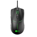 Lecoo MS109 Siyah Kablolu RGB Makro Tuşlu Optik 6400 Dpi Gaming Mouse