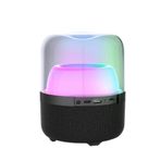 Lecoo RS19 RGB Aydınlatmalı Bluetooth Stereo 10W Siyah Taşınabilir Hoparlör