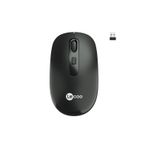 Lecoo WS205 2.4 GHz Kablosuz Sağ ve Sol Elle Kullanıma Uygun 10 m Kullanım Mesafesi Yüksek Hızlı Kaydırma 1600DPI 4 Tuşlu Optik Mouse Siyah
