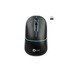 Lecoo WS210 Kablosuz 1600DPI 6 Tuşlu Dual Mod RGB 2.4GHz WiFi+ Bluetooth, Şarj Edilebilir, Windows, Linux ve Mac ile Uyumlu, Sessiz Kompakt Optik Mouse Siyah
