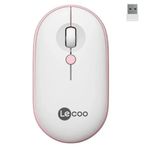 Lecoo WS212 Beyaz Pembe USB Kablosuz Mouse