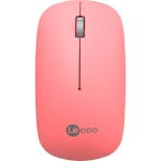 Lecoo WS214 1200DPI Optik 3 Tuşlu Sağ ve Sol Elle Kullanıma Uygun Kablosuz Mouse Pembe