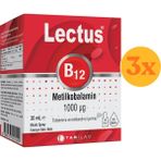 Lectus B12 Metilkobalamin 1000 Mcg Sprey 10 ml - 3 Adet (Toplam 30 Ml) - Dezenfektan Hediyeli (%72 Alkol)