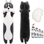 LEcylankEr Husky pelüş hayvan 50/70/90/110 cm yumuşak pelüş köpek, köpek pelüş hayvan yastığı, Husky pelüş oyuncak, çocuklar ve yetişkinler için, doğum günü, Noel, sevgililer günü için tatlı hediye