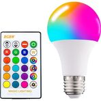 Led 15 Farklı Renk Seçenekli Uzaktan Kumandalı 9W Beyaz Led Ampul