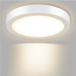 LED 18W Yuvarlak Beyaz Işık Sıvaüstü Slim Panel A++ Kalite Tavan Aydınlatma Armatürü - 6500K - Beyaz