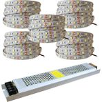 LED 4040 Yeni Nesil 25 Metre Şerit + 12V 33 400 Watt Trafo Oturma Odası, Yatak Odası ve Mutfak Için Gizli Aydınlatma (Günışığı)