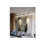 Led 6 Adet 30w Ray Spot Vitrin Armatürü 2 Metre Raylı Spot Lamba Beyaz Kasa Günışığı Renkli Spot