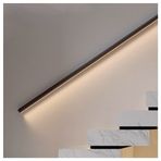 LED Alüminyum il KitLuminous Kablo Korkuluk İç ve Dış Merdivenler için Şık Siyah Tasarım 39.3 "(1m) Modern Evler için Güvenli Dayanıklı Aydınlatma Çözümü