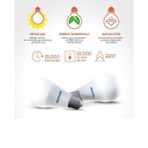Led Ampul Beyaz Renk 9 Watt Tasarruflu 2li Paket Ampül