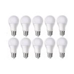 LED Ampul Seti, E27 Duy, 10'lu Paket, Beyaz, Enerji Tasarruflu