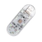 LED Araba Işıkları İç Kablosuz, Dokunmatik Sensör USB Şarj Işığı, Bisiklet, Araba Kapısı, Araba Çatısı, Gardırop, Koltuk Köşesi, Başucu Dekorasyonu için Ortam Otomatik Aydınlatma Işığı Honhoha