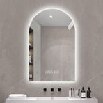 LED Arkadan Aydınlatmalı Makyaj Aynası, 36/48" Banyo Aynası, Dokunmatik Anahtar, 3 Renk Sıcaklığı, Buğu Önleyici, Kısılabilir, Duvara Monte Edilebilir Dekoratif Ayna, 51" (Dikey 50x80cm)