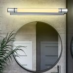 LED ayna lambası, banyo duvar lambaları, 360° döndürülebilir, ayarlanabilir açılı, duvar lambası, alüminyum, su geçirmez, makyaj, banyo, oturma odası, yatak odası için duvar aydınlatması (gümüş nötr