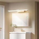 LED ayna lambası, banyo duvar lambaları, hareket sensörlü döner duvar aydınlatması, şalterli duvar aydınlatması, modern duvar lambası, oturma odası, banyo, makyaj masası için (beyaz doğal ışık, 60 cm)