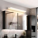 LED ayna lambası, banyo duvar lambaları, modern, minimalist duvar aydınlatması, resim aydınlatması, makyaj lambası, banyo dolabı, aynalı dolap, makyaj masası, oturma odası için (siyah nötr ışık, 40 cm