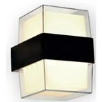 Led Bahçe Armatürü Aplik, King-10/S, 10W, 4200K Sarı Işık, Siyah, 13.4X10.4x9.5 Cm, Horoz
