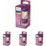LED Classic 60W A60 E27 Non-Dim 2700K Sarı Işık LED Filament Ampul 4lü Paket
