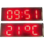 'Led Dijital Saat Termometre (Derece) Kasa Ölçüsü:16x50 cm - 20x40 cm