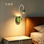 LED duvar lambası, şalterli, USB şarjlı, modern duvar lambaları, 330° döndürülebilir, spot duvar aydınlatması, gece lambası, okuma lambası, yatak odası, oturma odası, koridor için (siyah dikdörtgen
