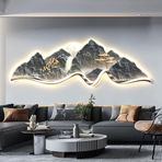 LED Duvara Asılan Duvar Resmi Plug-in Güç Kaynağı Işıklı 3D Duvar Resmi Sanatı Modern Duvar Heykelleri Yatak Odası için Duvar Resimleri Yaratıcı Duvar Asılı Tablolar Oturma Odası Yatak Odası Ofis için