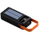 Led Ekranlı 60000Mah Güneş Enerjisi Bankası, Dahili Şarj Kabloları, Açık Hava Maceraları İçin İdeal, Çoklu Şarj Bağlantı Noktaları