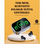 LED Ekranlı Kablosuz Kulaklık – Gürültü Önleyici Mikrofon ve Dokunmatik Özellikli