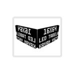Led Eksis 16x64cm Kayan Yazı Tabela Çift Taraflı Beyaz Wifi Haberleşme
