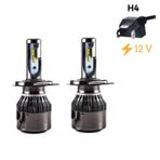 Led Far Ampulü Çift Renk Sarı/beyaz H4-36w-4800lm-12v / Laam492-1