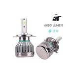 Led Far Ampulü H4-3500lmx2-30w-12v Buz Mavisi / Laam707