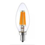 LED Filament Rustik Ampül, 6 W, A60, 6500K (Beyaz Işık), E14, Heka Erd-93