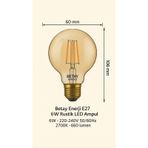 Led Fılament Rustik Ampul Kes 603