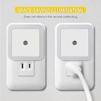 Led Gece Lambası, Duvara Takılan Led Gece Lambası, Alacakaranlık Sensörlü, 0.5W Gece Aydınlatması, Koridor, Merdiven, Mutfak, Banyo Yatak Odas