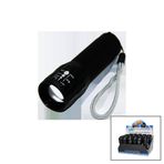 LED GOLD ORION HIGHLIGHTING ALUMİNUM FLASHLİGHT PİLLİ ZOOMLU EL FENERİ METAL KASA (5264)