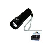 Led Gold Orıon Hıghlıghtıng Aluminum Flashlight Pilli Zoomlu El Feneri Metal Kasa (5517)